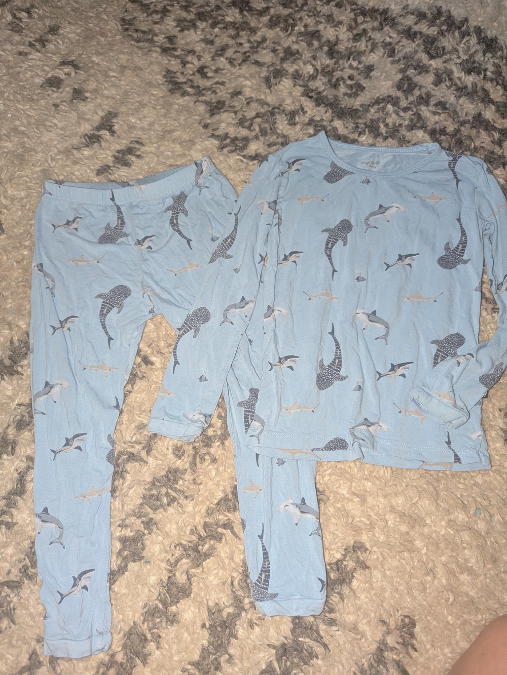 Kyte BABY Light Blue Shark Pajama Set